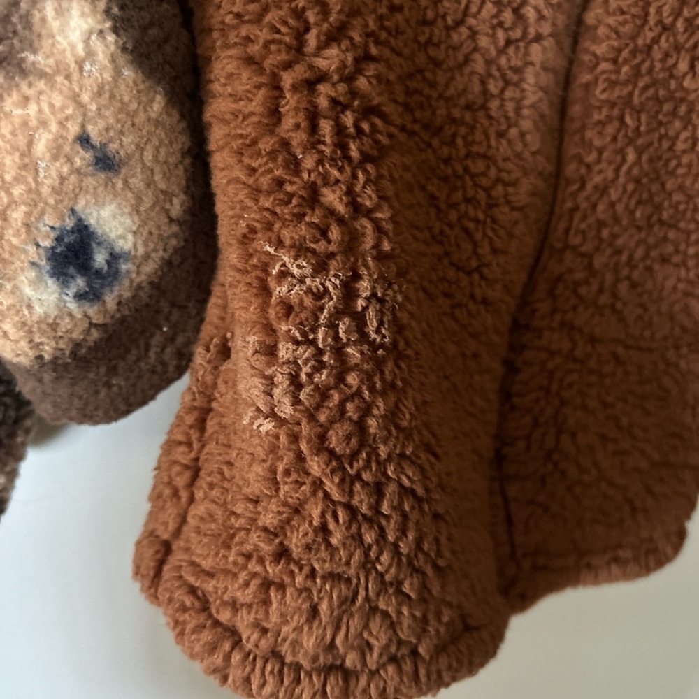 Baby boys 3-6 months carters and Little Me Brown Teddy Bear puffy Jackets - Picture 2 of 2